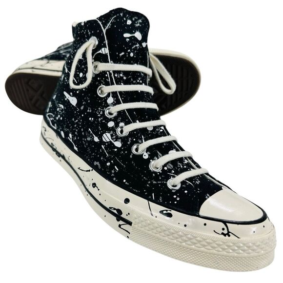 Converse Other - Converse Chuck 70 High Archive Paint Splatter Black Men’s Size 9.5